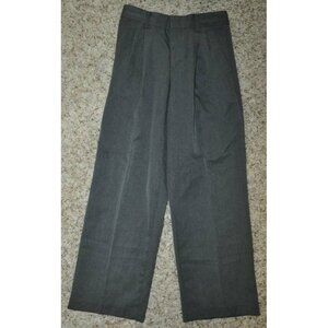 Boys Arrow Dress Pants 10 Charcoal Gray Pleated Suit Dress Pants